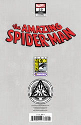 [Signed by David Nakayama] AMAZING SPIDER-MAN #29 Virgin UNKNOWN COMICS DAVID NAKAYAMA EXCLUSIVE SDCC LIMITED VAR (ONLINE ORDER ONLY)