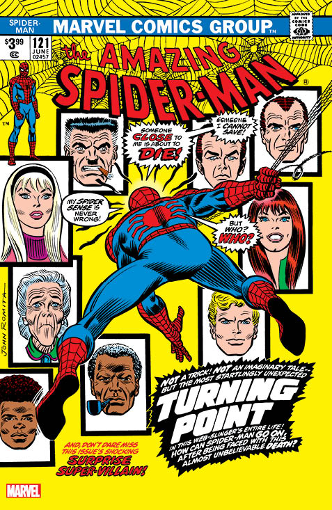 [Foil] Amazing Spider-Man #121 Facsimile Edition Unknown Comics John Romita Exclusive Var (06/14/2023) (ONLINE ORDER ONLY)