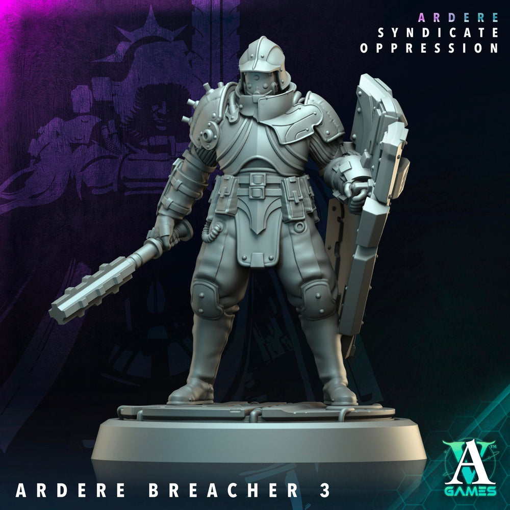 3D Printed Archvillain Games Ardere Breacher Ardere - Syndicate Oppression 28 32mm D&D (Online Only)