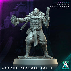 3D Printed Archvillain Games Ardere Freiwillige Ardere - Syndicate Oppression 28 32mm D&D (Online Only)