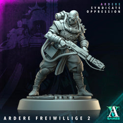 3D Printed Archvillain Games Ardere Freiwillige Ardere - Syndicate Oppression 28 32mm D&D (Online Only)