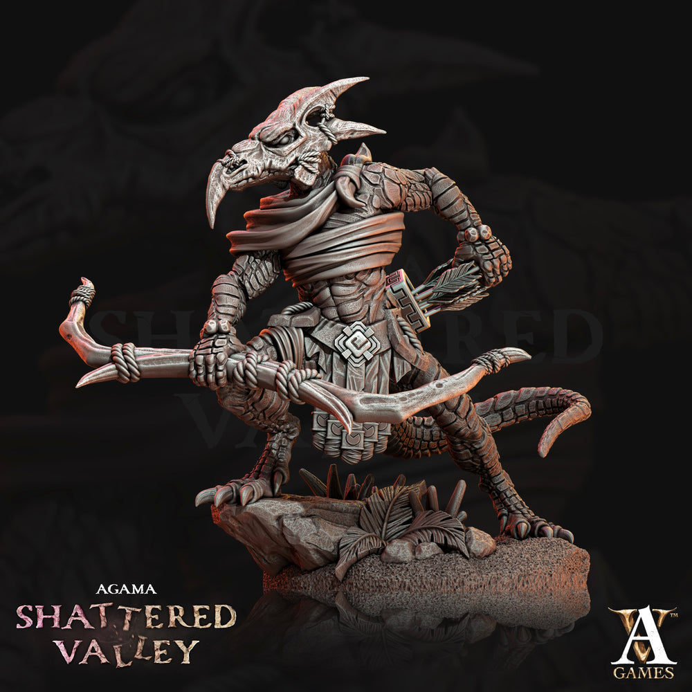 3D Printed Archvillain Games Agama Shattered Valley - Agama Jungle Scouts 28mm 32mm D&D (Online Only)