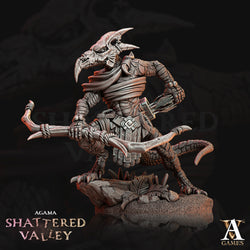 3D Printed Archvillain Games Agama Shattered Valley - Agama Jungle Scouts 28mm 32mm D&D (Online Only)