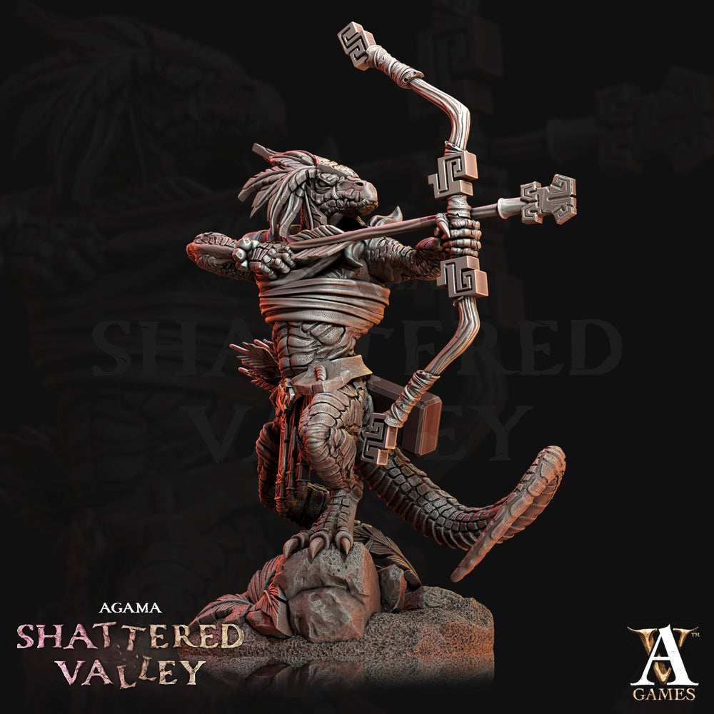 3D Printed Archvillain Games Agama Shattered Valley - Agama Jungle Scouts 28mm 32mm D&D (Online Only)