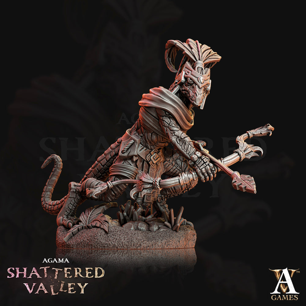 3D Printed Archvillain Games Agama Shattered Valley - Agama Jungle Scouts 28mm 32mm D&D (Online Only)
