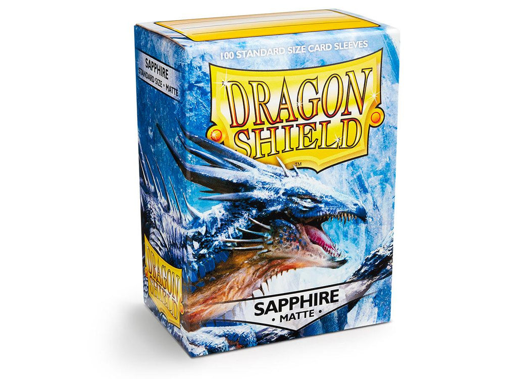 Dragon Shield Matte Sleeve - Sapphire ‘Roiin & Royenna’ 100ct (Online Order Only)