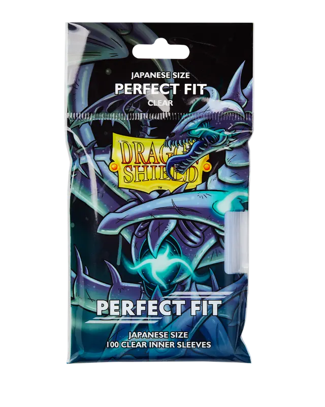 Dragon Shield: Japanese Size 100ct Inner Sleeves - Perfect Fit (Clear 'Qyonshi') (Online Order Only)