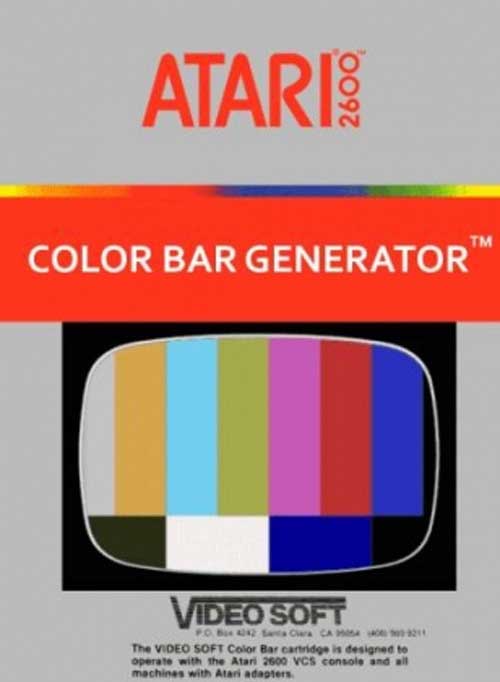 Color Bar Generator (Atari 2600) (Online Only)
