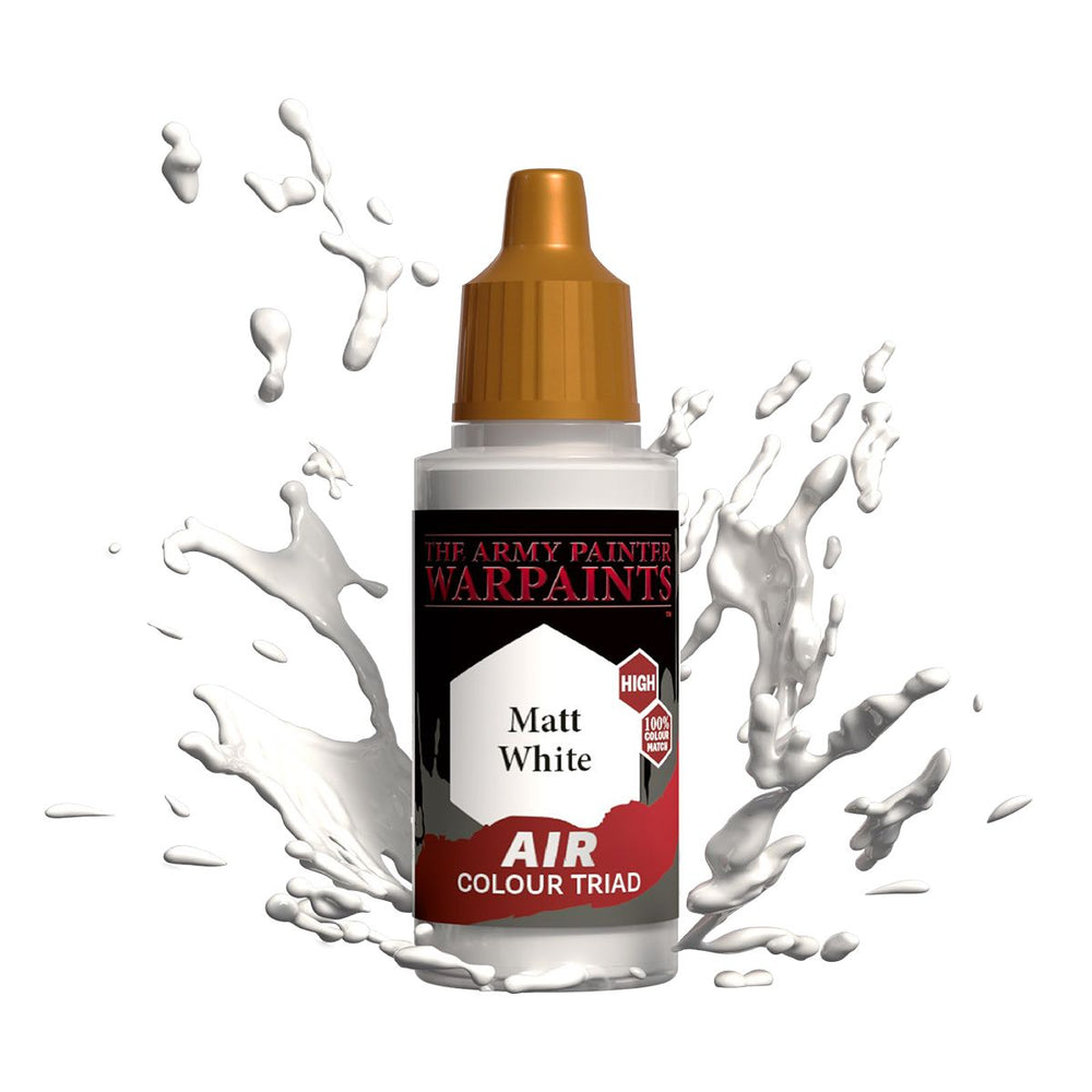 Army Painter Warpaints Air: Matt White 18ml (ONLINE ORDER ONLY)
