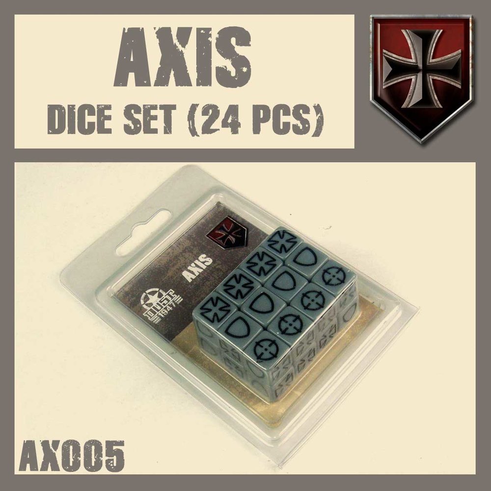 DUST 1947: Axis Dice Set (24) (ONLINE ORDER ONLY)