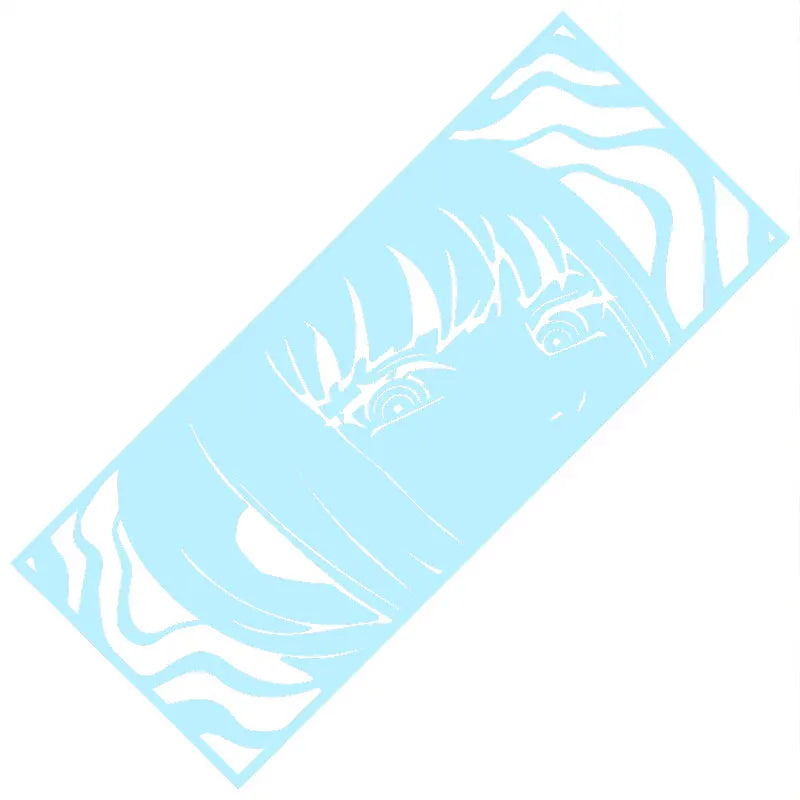 Chainsaw Man Car Sticker Window Decoration Anime Beautiful Girl Stickers Laptop Computer Auto Parts Makima Die Cutti Vinyl Decal (ONLINE ORDER ONLY)