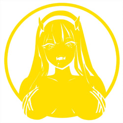 Zero Two ECCHI | Darling In The | FRANXX Car Sticker Sexy The Devil Anime Beautiful Girl Stickers Auto Parts Window Vinyl Decals (ONLINE ORDER ONLY)