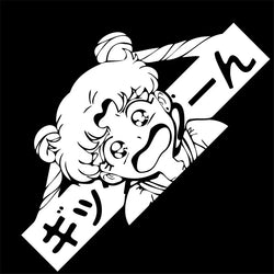 1PCS Usagi Tsukino Car Sticker Anime Girl The Window Wecoration Vinyl Decals Notebook Sticker JDM The Japan Accesorios Para Auto (ONLINE ORDER ONLY)