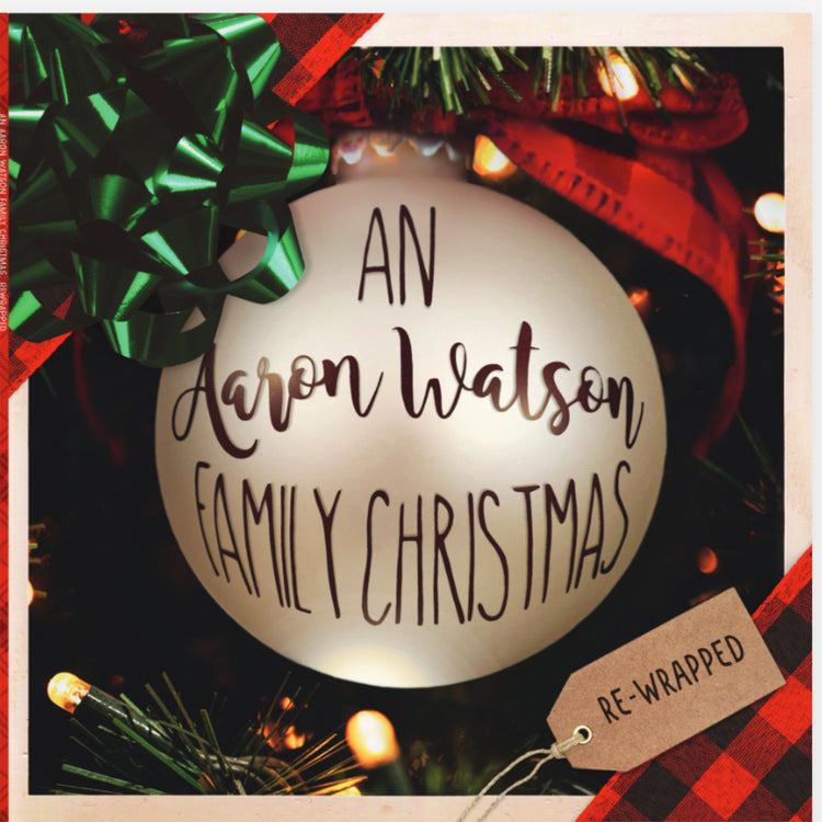 An Aaron Watson Family Christmas: Re-Wrapped (Limited Autographed Translucent Green Vinyl)   [Vinyl] (ONLINE ORDER ONLY)