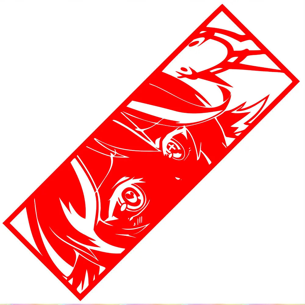 Jibril | NGNL | Car Stickers Anime Cute Girl Window Decoration Stickers Auto Parts Cartoon Laser Vinyl Decals (ONLINE ORDER ONLY)