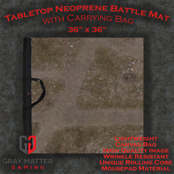Abandoned Town - Neoprene Battle Mat with Bag (Online Order Only)