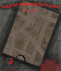 Abandoned Town - Neoprene Battle Mat with Bag (Online Order Only)
