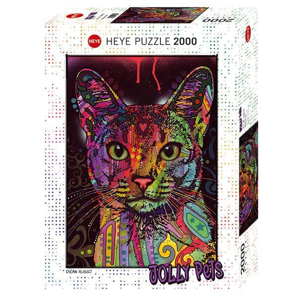 Abyssinian Jolly Pets 2000 Piece Jigsaw Puzzle Heye (ONLINE ORDER ONLY)