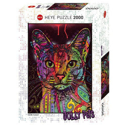 Abyssinian Jolly Pets 2000 Piece Jigsaw Puzzle Heye (ONLINE ORDER ONLY)