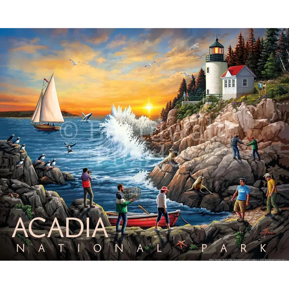 Acadia National Park 210 Piece Jigsaw Puzzle Boardwalk (ONLINE ORDER ONLY)