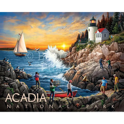 Acadia National Park 210 Piece Jigsaw Puzzle Boardwalk (ONLINE ORDER ONLY)