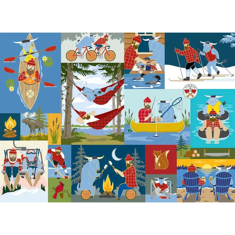 Adventures of Paul & Babe "Something's Amiss!" 1000 Piece Jigsaw Puzzle PuzzleTwist (ONLINE ORDER ONLY)
