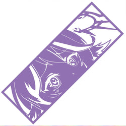 Jibril | NGNL | Car Stickers Anime Cute Girl Window Decoration Stickers Auto Parts Cartoon Laser Vinyl Decals (ONLINE ORDER ONLY)