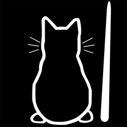 Kitty Cat Car Stickers Personalized Ecorative  Windshield Wiper Auto Parts After The File Glass Sticker Die Cutting Vinyl Decal (ONLINE ORDER ONLY)