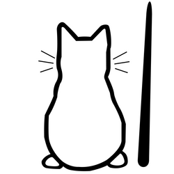 Kitty Cat Car Stickers Personalized Ecorative  Windshield Wiper Auto Parts After The File Glass Sticker Die Cutting Vinyl Decal (ONLINE ORDER ONLY)