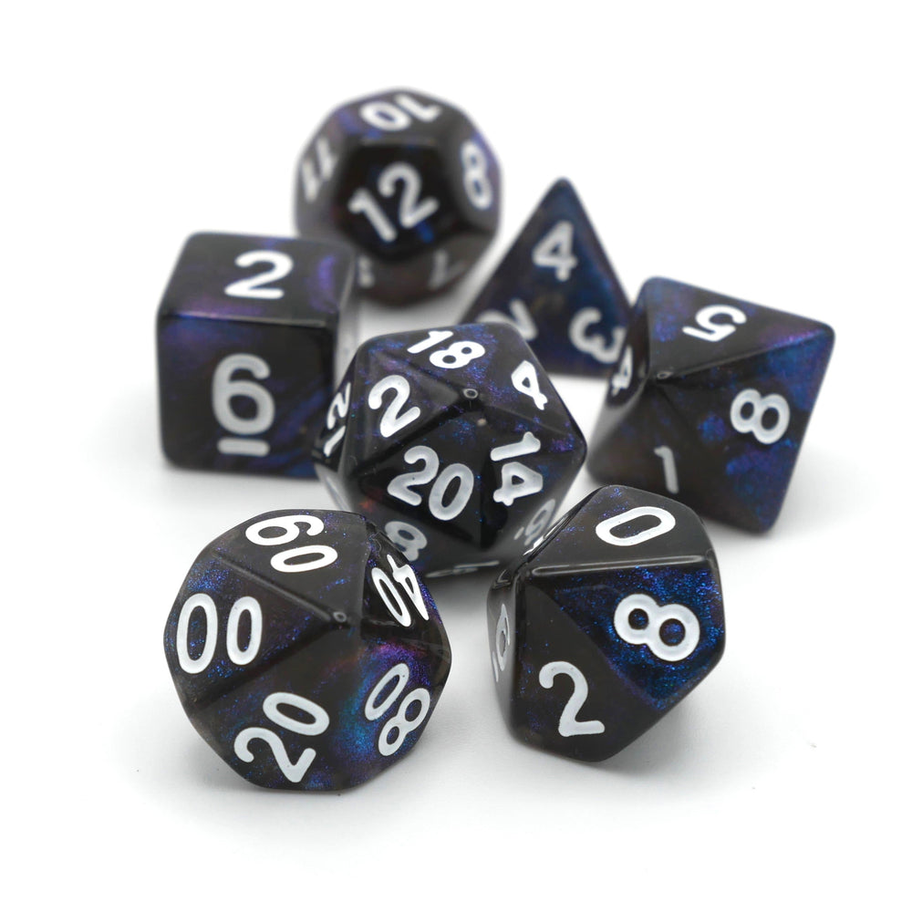 Aerodactyl's Wings - 7 Piece DnD Dice Set | Acrylic RPG Gaming Dice (ONLINE ORDER ONLY)