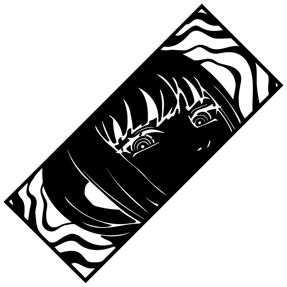 Chainsaw Man Car Sticker Window Decoration Anime Beautiful Girl Stickers Laptop Computer Auto Parts Makima Die Cutti Vinyl Decal (ONLINE ORDER ONLY)