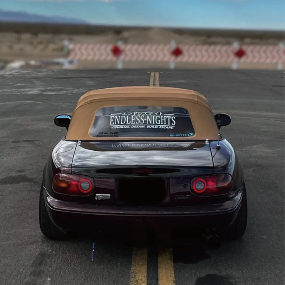 Endless Nights Car Sticker JDM Drift Stance Anime Motivation Dream Build Escape After The File Glass Decoration Vinyl Decals (ONLINE ORDER ONLY)