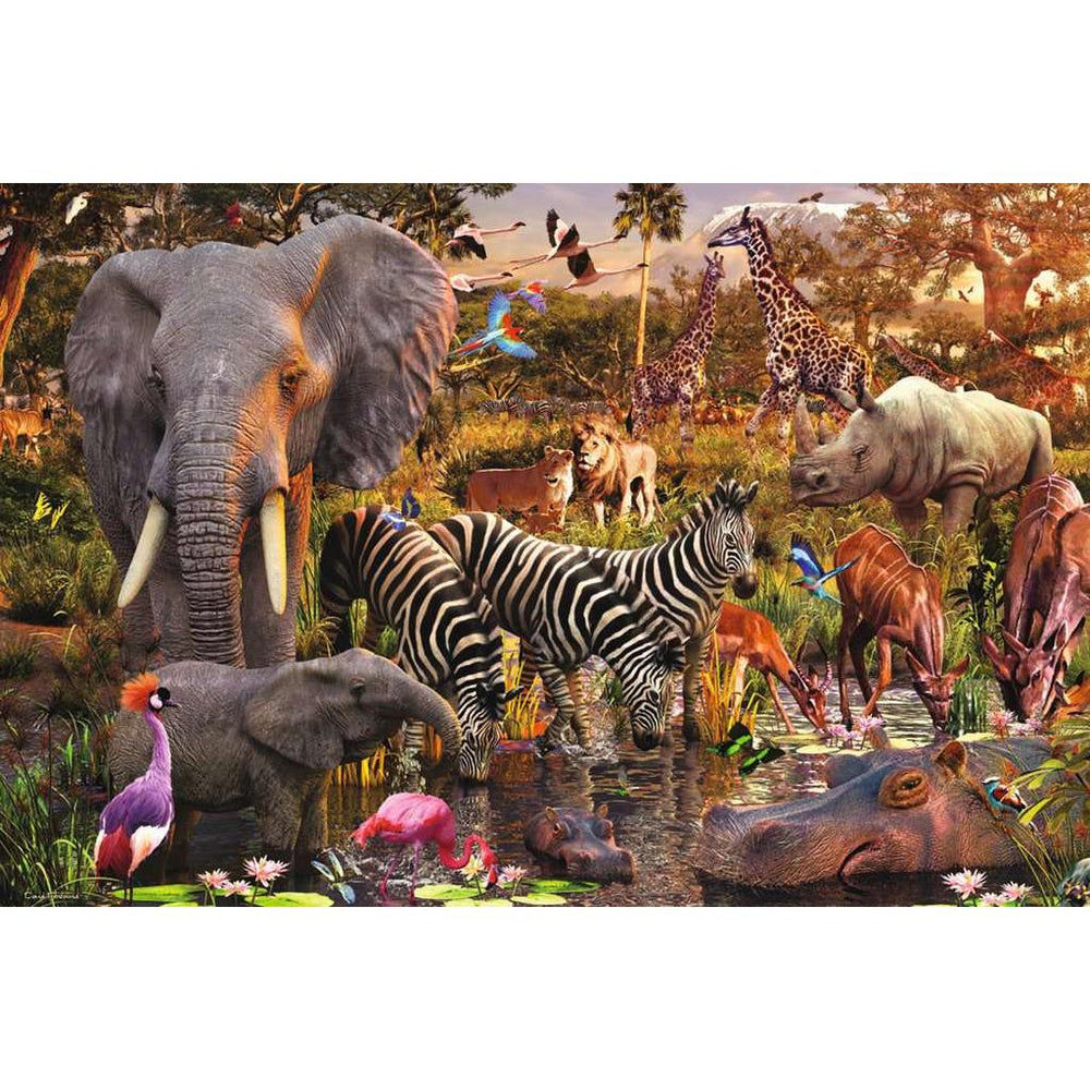 African Animal World 3000 Piece Jigsaw Puzzle Ravensburger (ONLINE ORDER ONLY)