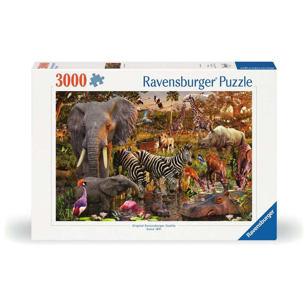 African Animal World 3000 Piece Jigsaw Puzzle Ravensburger (ONLINE ORDER ONLY)