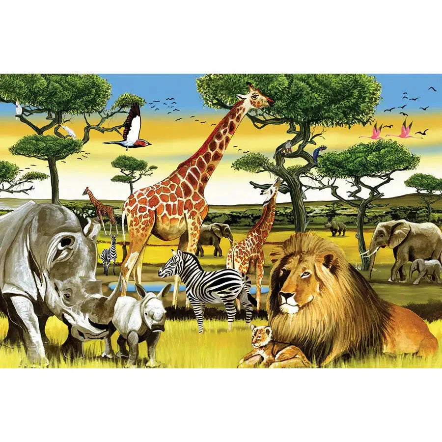 African Plains 36 Piece Floor Jigsaw Puzzle Cobble Hill (ONLINE ORDER ONLY)