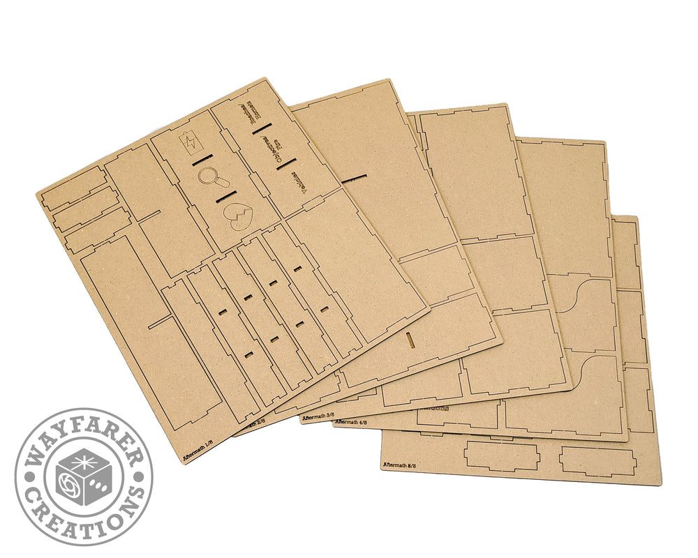Aftermath Board Game Organizer Insert (ONLINE ORDER ONLY)