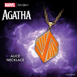 Marvel X RockLove MARVEL STUDIOS AGATHA ALL ALONG Alice Necklace (ONLINE ORDER ONLY)