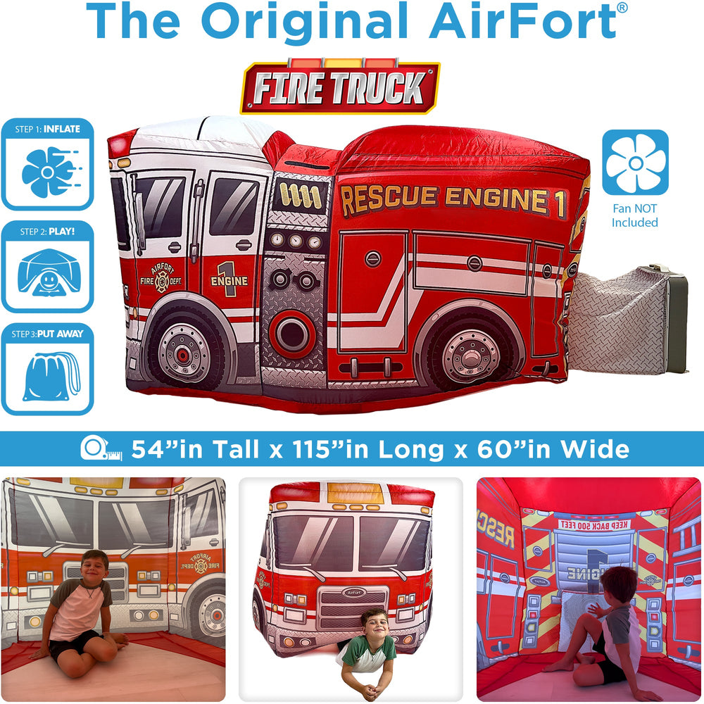 The Original AirFort - Firetruck (ONLINE ORDER ONLY)