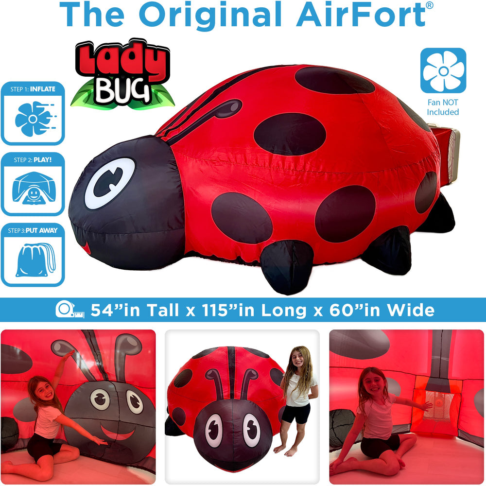 The Original AirFort - Ladybug (ONLINE ORDER ONLY)