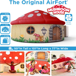 The Original AirFort - Mushroom House (ONLINE ORDER ONLY)