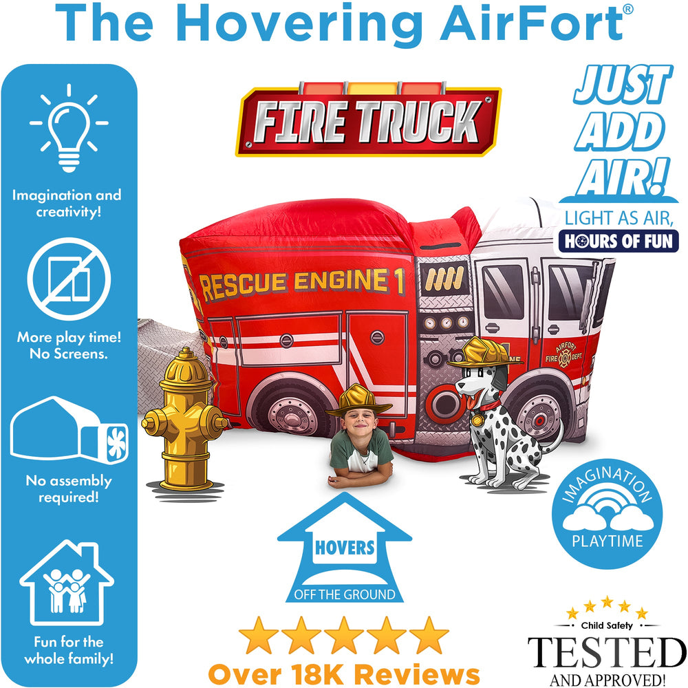 The Original AirFort - Firetruck (ONLINE ORDER ONLY)