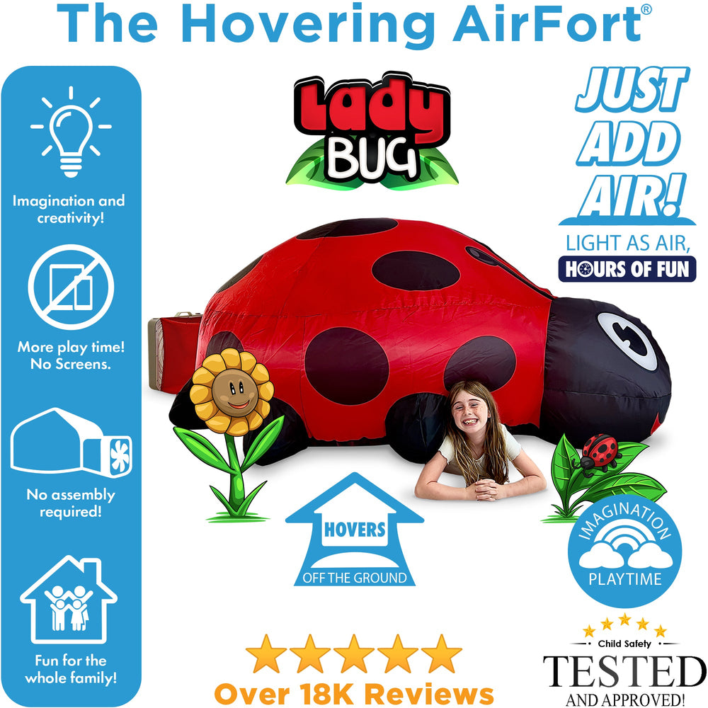 The Original AirFort - Ladybug (ONLINE ORDER ONLY)