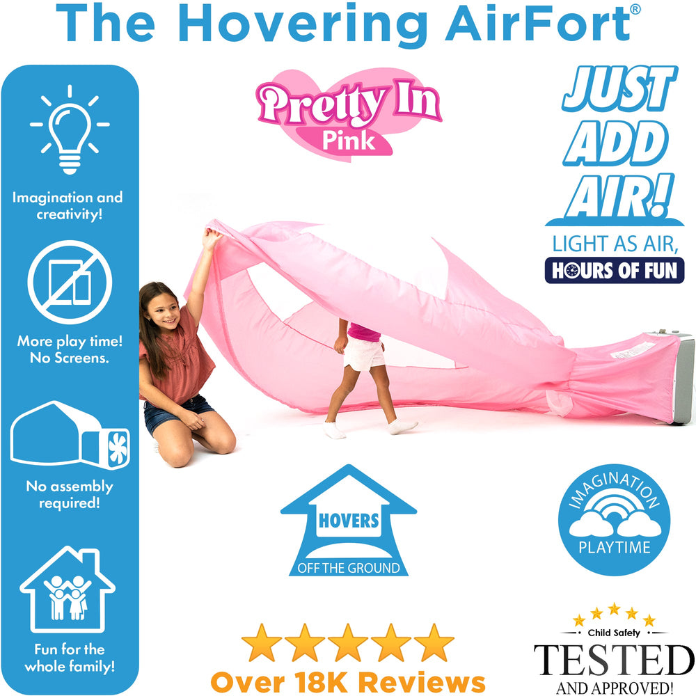 The Original AirFort - Pretty In Pink (ONLINE ORDER ONLY)