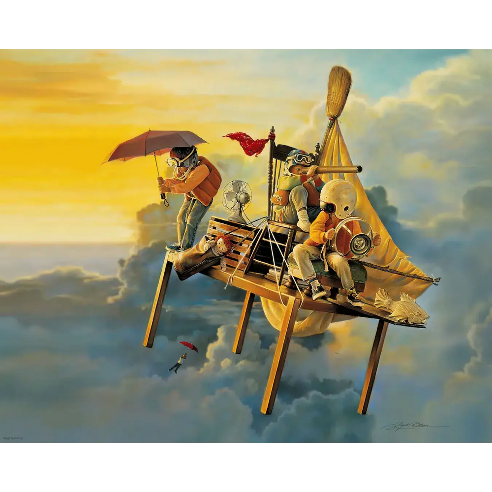 Airship Adventures 500 Piece Jigsaw Puzzle Story Guild (ONLINE ORDER ONLY)
