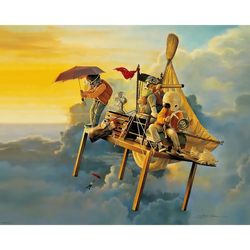 Airship Adventures 500 Piece Jigsaw Puzzle Story Guild (ONLINE ORDER ONLY)