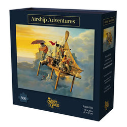 Airship Adventures 500 Piece Jigsaw Puzzle Story Guild (ONLINE ORDER ONLY)