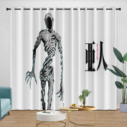 Ajin Demi-Human Curtains Blackout Window Drapes Room Decoration (Online Order Only)