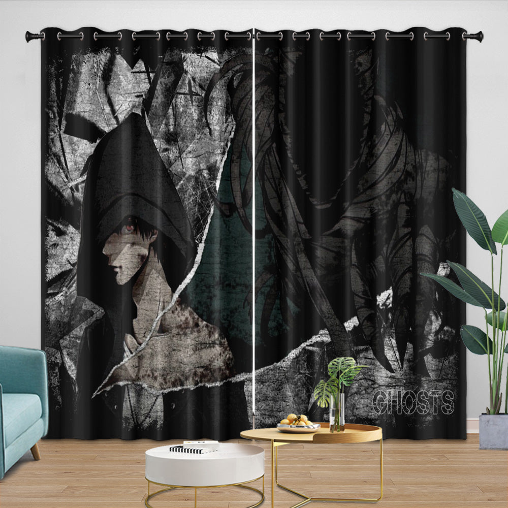 Ajin Demi-Human Curtains Blackout Window Drapes Room Decoration (Online Order Only)