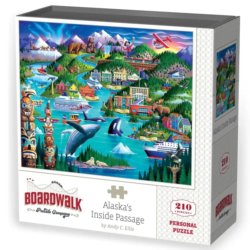Alaska's Inside Passage 210 Piece Jigsaw Puzzle Boardwalk (ONLINE ORDER ONLY)