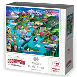 Alaska's Inside Passage 210 Piece Jigsaw Puzzle Boardwalk (ONLINE ORDER ONLY)